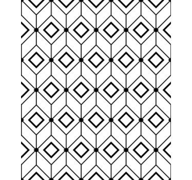 Fenster rollo modern mit modernen diamantelementen - TenStickers