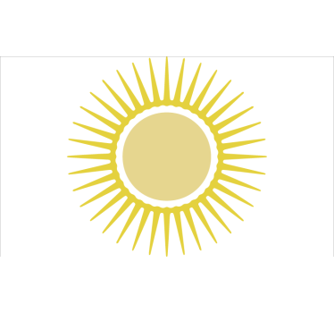 Rollo fenster weiß gelbe sonne - TenStickers