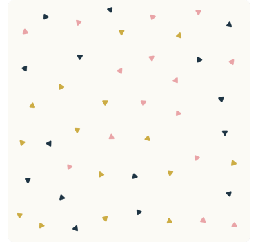 Rollo fenster schlafzimmer mit minimalistischen dreiecken - TenStickers