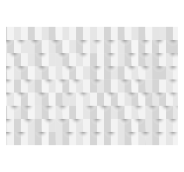 Rollo fenster weiß geometrisches puzzle - TenStickers
