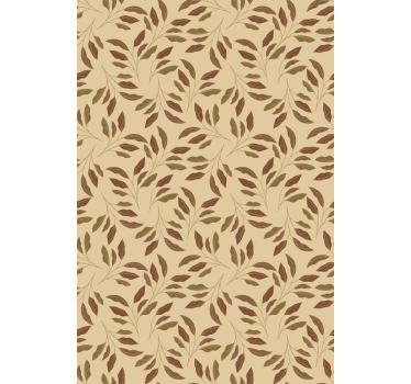 Rollo Fenster Muster blattreiche eleganz - TenStickers