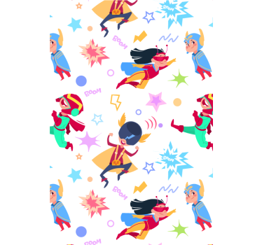 Rollo Fenster Superhelden superhelden-abenteuer - TenStickers
