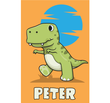 Rollo Fenster Dino personalisierter dinosaurier - TenStickers