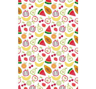 Rollo Fenster Obst fruchtiges musterdesign - TenStickers