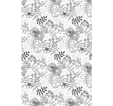 Graue blume küchenblind - TenStickers