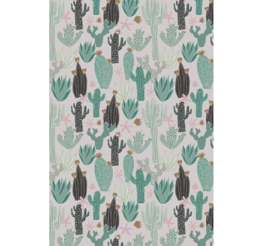 Rollo Fenster Kaktus saguaro-gelassenheitsszene - TenStickers