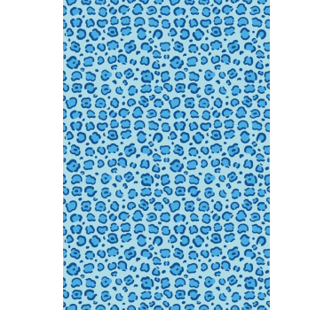 Blauer Leopardenmuster verschiedene Tierrollos - TenStickers