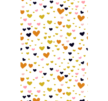 Rollo Fenster romantisch schirm mit herzmuster - TenStickers