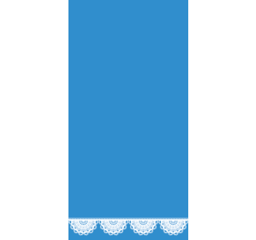 Rollo Fenster Muster farbton mit spitzendetail - TenStickers