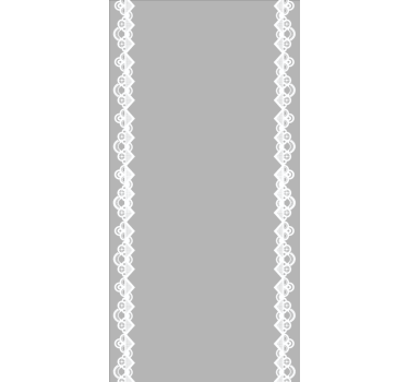 Rollo Fenster Elegant spitze muster eleganz - TenStickers