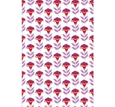 Rollo Fenster Blumen lebendiges blumenthema - TenStickers