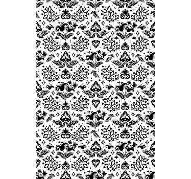 Rollo Fenster Blumen elegante florale elemente - TenStickers