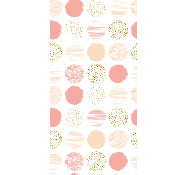 Fenster Rollo modern pastellpunktvielfalt - TenStickers