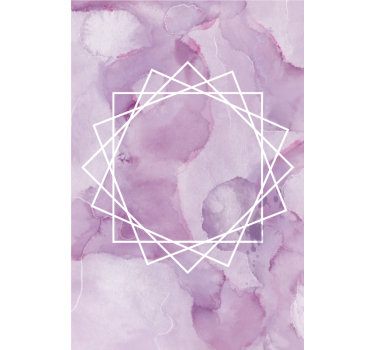 Rollo Fenster Muster aquarella eleganter stern - TenStickers