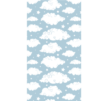 Rollo Kind Weiße süße wolken - TenStickers