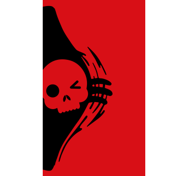 Rollo Fenster Gamer totenkopf-emblem-design - TenStickers