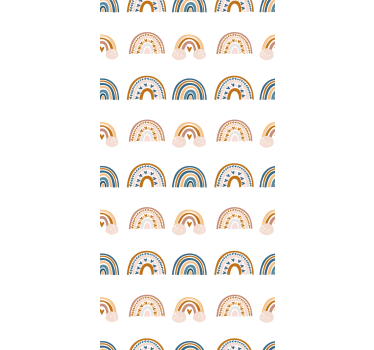 Rollo Fenster Kinderzimmer nordische regenbogenmotive - TenStickers