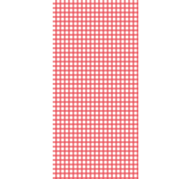Rollo Küche Rot kariertes dekor - TenStickers
