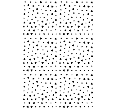 Rollo Fenster Muster geometrisches herzmuster - TenStickers