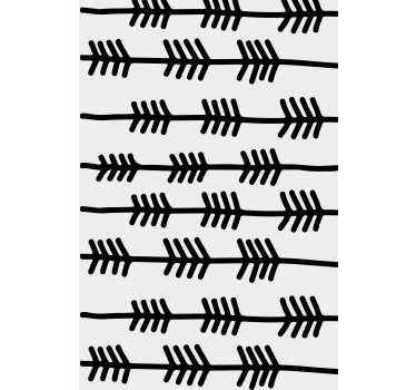 Rollo Skandinavisch Schwarzes pfeilmuster - TenStickers