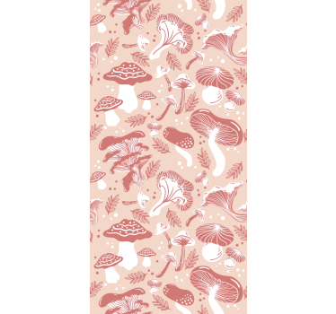 Rollo Fenster Blumen und Pflanzen pilzartenmuster - TenStickers