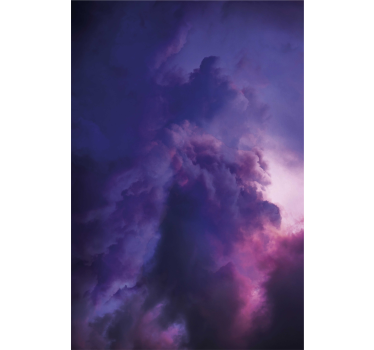 Rollo Fenster Wolken verträumte lila wellen - TenStickers