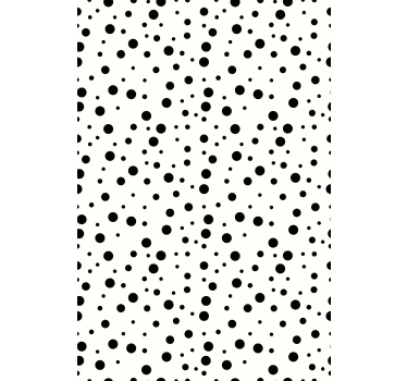 Ehe Rollos Schwarze punkte auf weißem Hintergrund - TenStickers