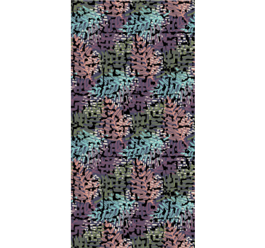 Blumen Rollo Bunte originelle spritzer blumen - TenStickers
