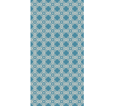 Rollo Wohnzimmer Antikes vintage blaues und weißes Muster - TenStickers