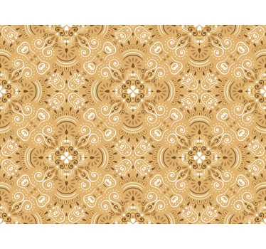 Rollo klassisch Vintage beige ziermuster - TenStickers