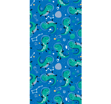 Rollo Kind Lustige dinos mit planeten - TenStickers