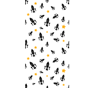 Rollo Fenster Gamer raketenstern-abenteuer - TenStickers