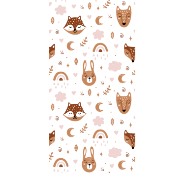 Rollo Fenster weitere Tiere waldbewohner - TenStickers