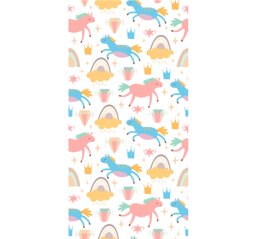 Rollo Fenster Tiere bezaubernde einhorn-fantasie - TenStickers