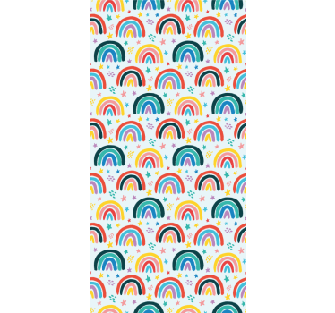Rollo Kind Viele bunte regenbogenmuster - TenStickers