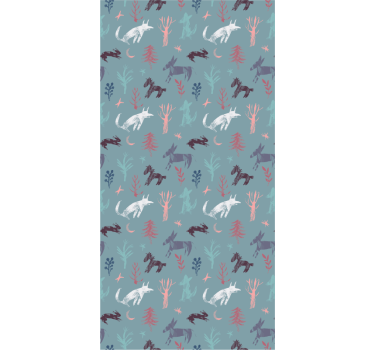 Rollo Tiere Gewagter weißer wolf - TenStickers