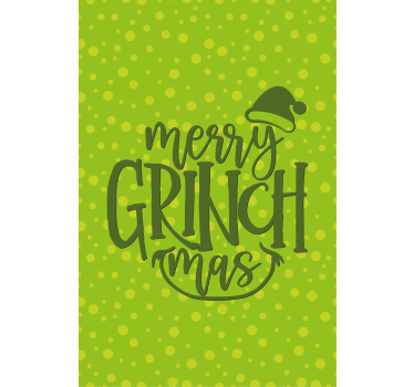 Rollo Fenster Spruch fröhliche grinchmas-jubel - TenStickers