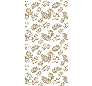 Rollo Fenster Blumen anmutiges blattmotiv - TenStickers