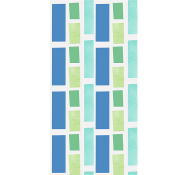 Rollo Fenster Muster geometrisches blockmuster - TenStickers