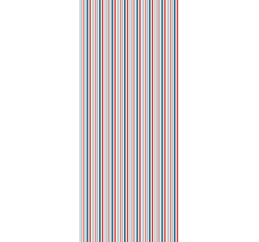 Rollo Fenster Elegant streifenmuster-design - TenStickers