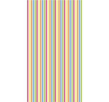 Fenster Rollo modern gestreifte farbpalette - TenStickers