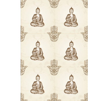 Rollo Fenster Zen buddha-symbolmuster - TenStickers