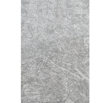Rollo Fenster originell stadtplan-umriss - TenStickers