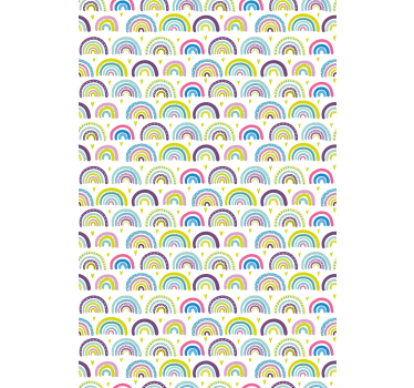 Rollo Fenster Spaß buntes regenbogenmuster - TenStickers