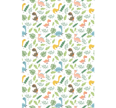 Rollo Fenster Dino tropisches muster des dinosauriers - TenStickers