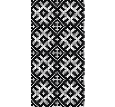 Moderne Rollos Wikinger verkettete quadrate Muster - TenStickers