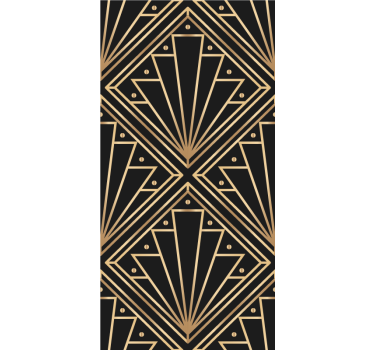 Rollo elegant "art deco" goldene formen - TenStickers