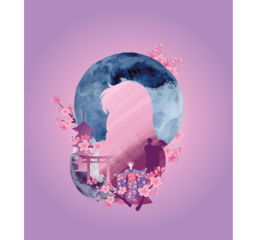 Rollo originell Japanische ansicht anime art - TenStickers