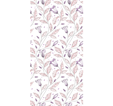 Rollo Fenster Blumen botanische blattmotive - TenStickers