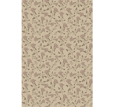 Rollo Fenster Blumen subtile botanische merkmale - TenStickers